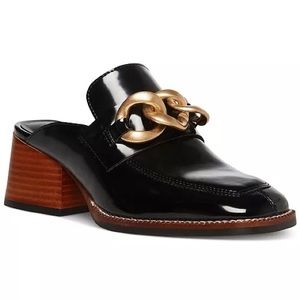 Brand new Steven madden Women's Lorie Block-Heel Tailored Loafer Mule Pumps